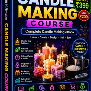 🕯️ Candle Making Course – Learn • Create • Design • Sell